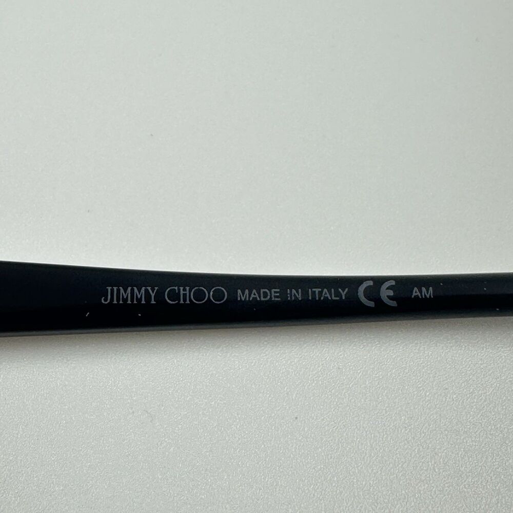 Jimmy Choo 52 WUB Women's Eyeglasses 53-16-130 Rectangle Metal Italy FRAME ONLY - Picture 12 of 15